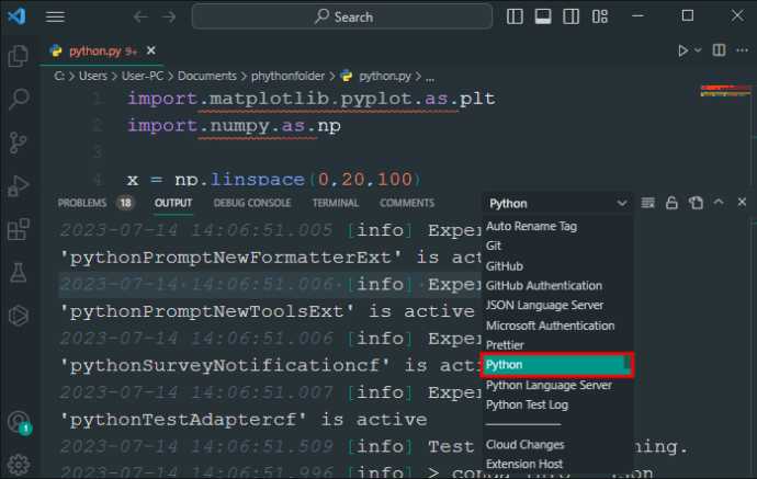 Настройка переменной среды PATH для Python