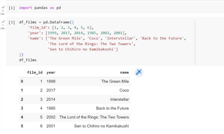 Передача данных из Python-структур в базу