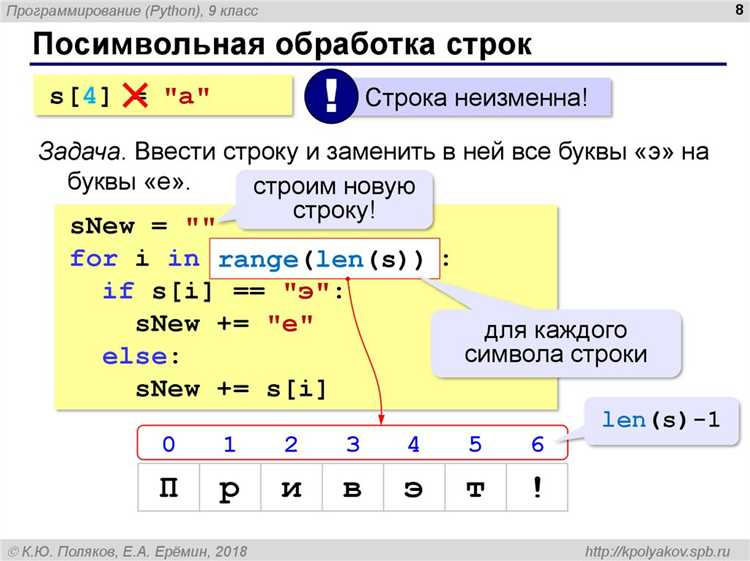 Пример 3: Добавление символа в зависимости от содержания строки