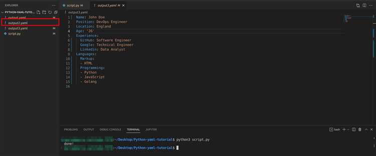 Как генерировать yml python pandas