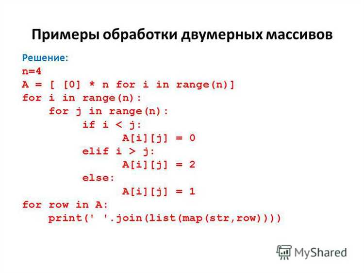Реализация поиска с использованием библиотеки numpy