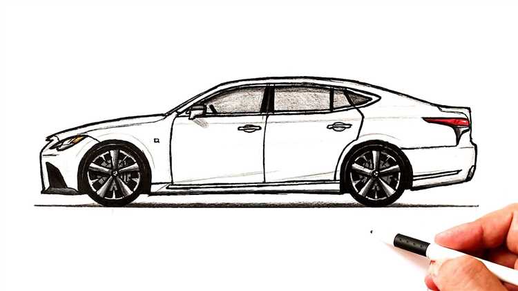 Как нарисовать машину lexus