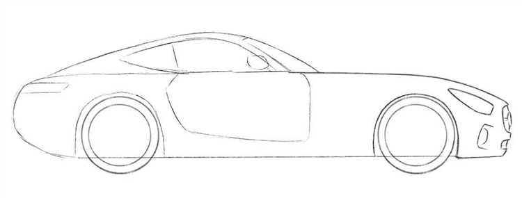 Подготовка инструментов для рисования Mercedes AMG