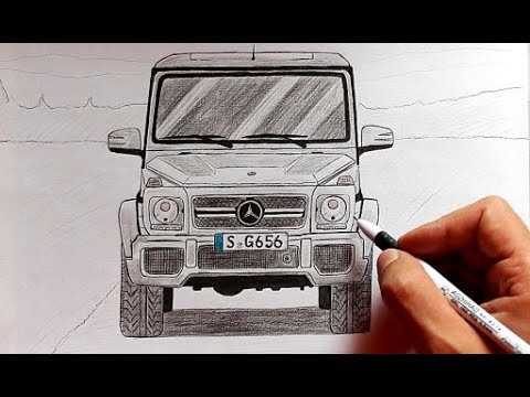 Как нарисовать mercedes benz