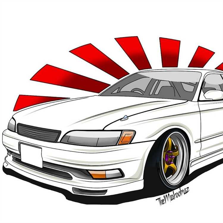 Как нарисовать toyota chaser