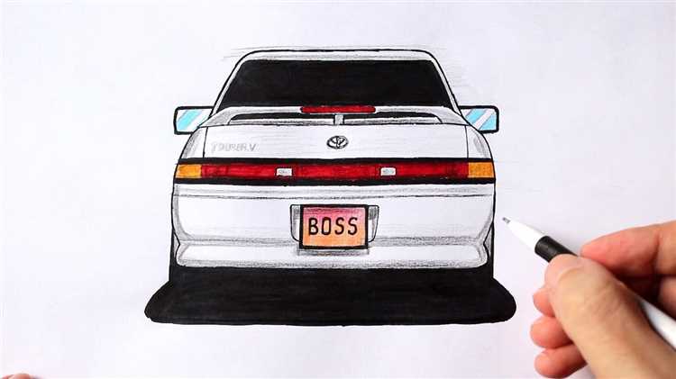 Как нарисовать toyota mark 2