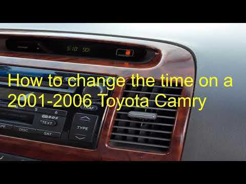 Как настроить часы в toyota camry 2008 Как настроить часы в toyota camry 2008