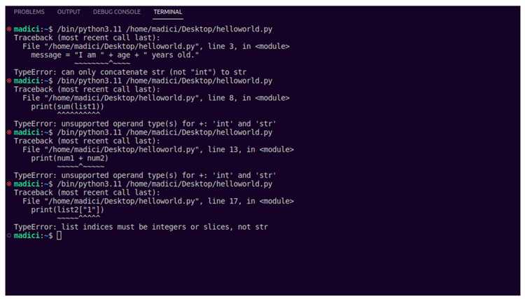 Как обрабатывать ошибки в python