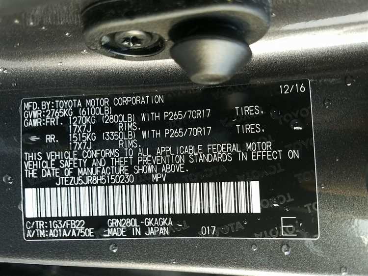 Где найти VIN-код на автомобиле Toyota: расположение и особенности