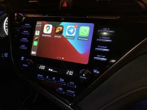 Как подключить carplay в машине toyota camry