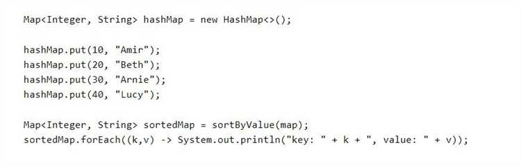 Как работает map java