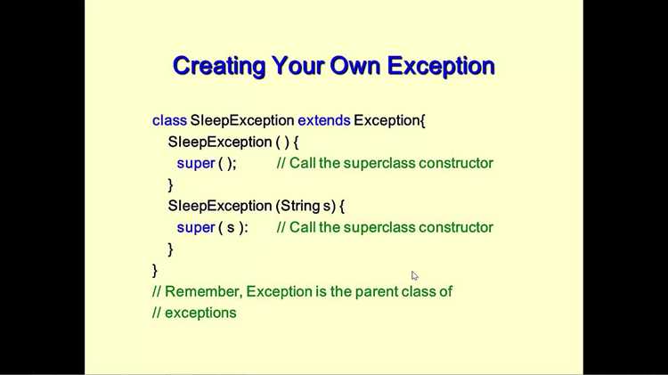Как создать свой exception java Как создать свой exception java