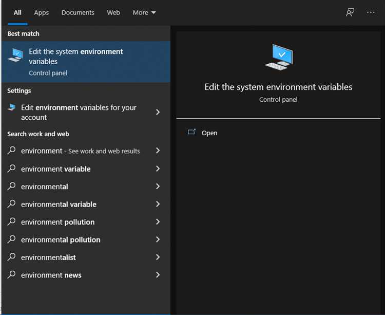 Шаг 3: Установка переменной JAVA HOME на Windows