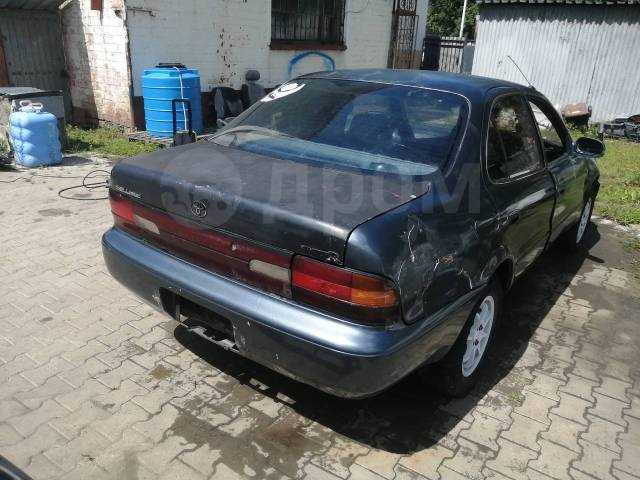 Установка стекла форточки в раму Toyota Sprinter AE100