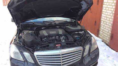 Снятие старой задней полки Mercedes W212