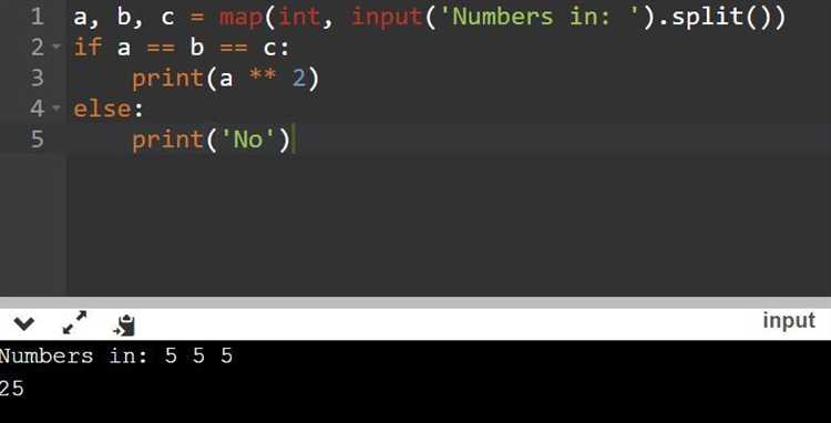 Как ввести два числа через пробел python