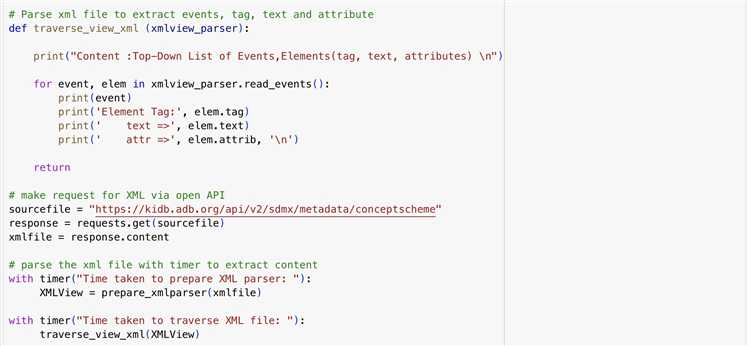Парсинг данных из XML файла после его загрузки