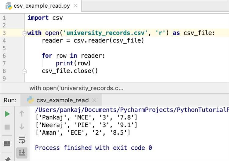 Открытие и проверка сохранённого CSV-файла после записи словаря