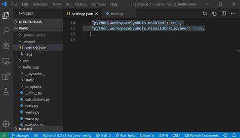 Как запускать код python в vs code