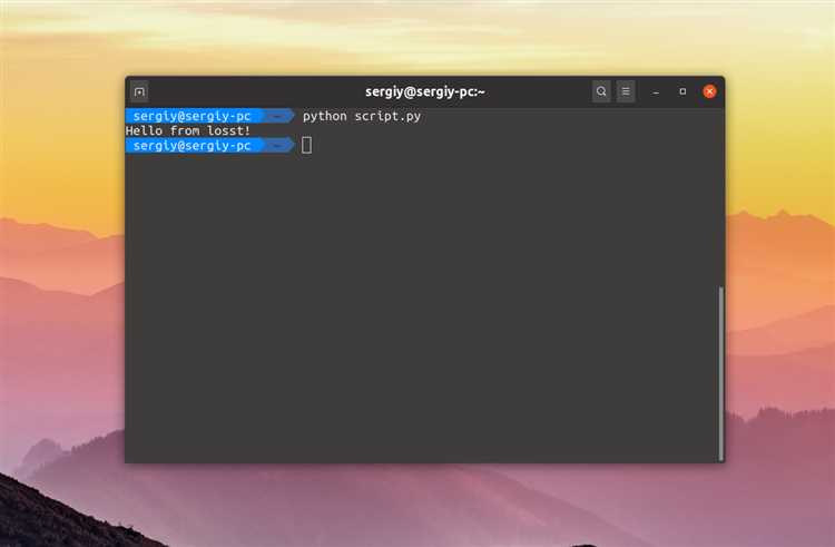 Как запускать скрипт python
