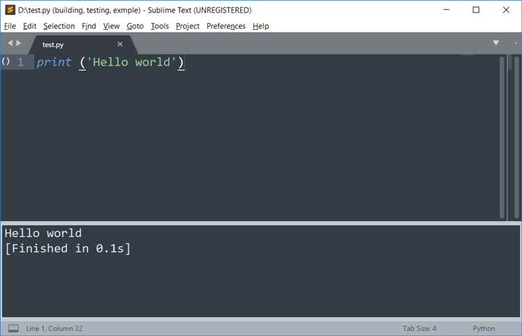 Скачивание и установка Sublime Text