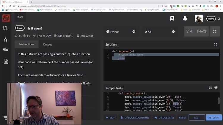 Как создать аккаунт на Codewars