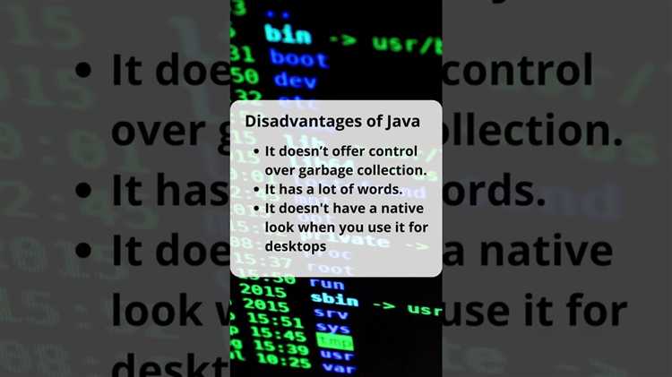 Какие недостатки у java