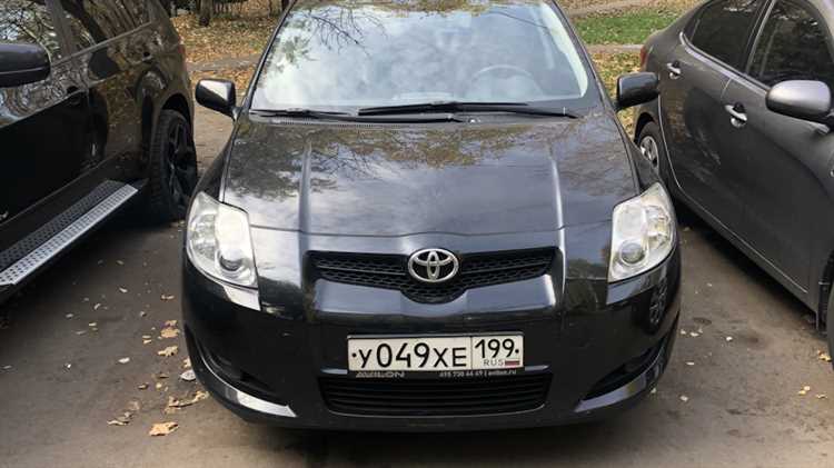 Сколько лошадиных сил в toyota auris 2008