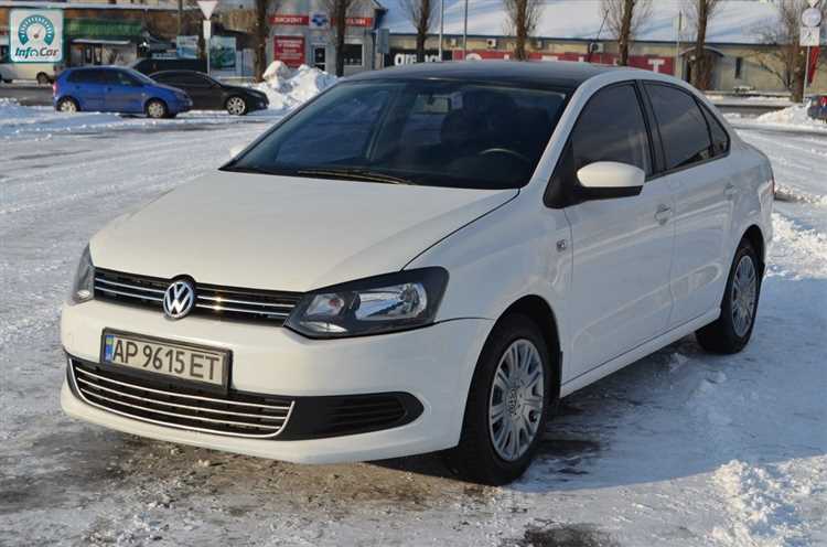 Региональные различия в цене Volkswagen Polo 2012 года