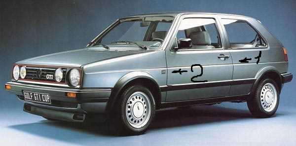 Снаряженная и полная масса Volkswagen Golf 2 – в чем разница