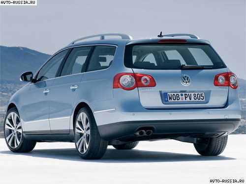 Масса Passat B6 Variant (универсал) в зависимости от типа коробки передач