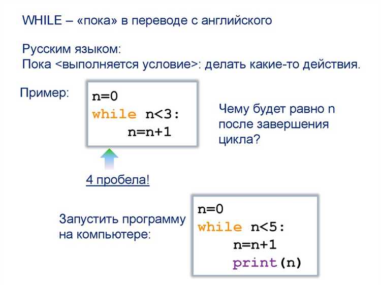 Реализация проверки условий с циклом while в реальных задачах