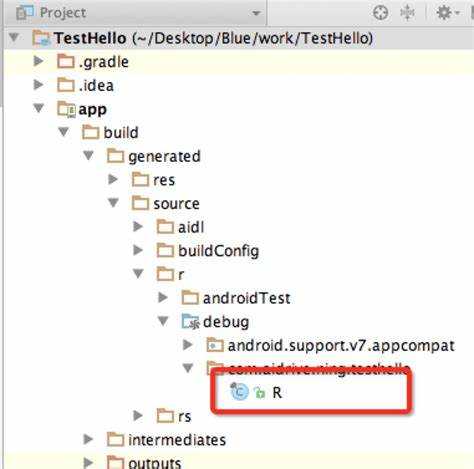 Почему не создается файл r.java в Android Studio