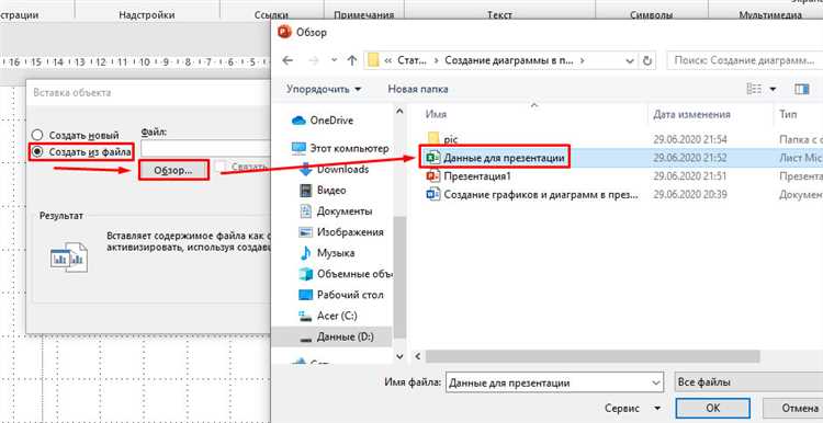 Как управлять отображением вставленной таблицы Excel в PowerPoint (обрезка, масштаб, границы)