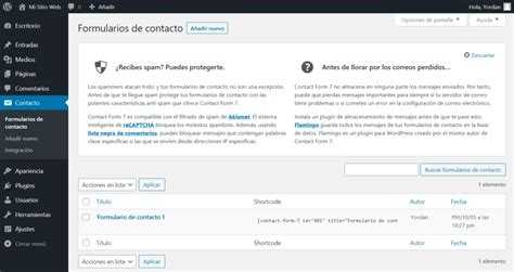Как протестировать работу капчи в форме Contact Form 7