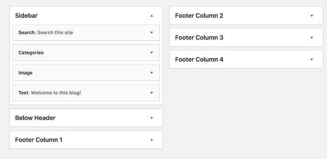Как настроить уникальный стиль для новой области виджетов