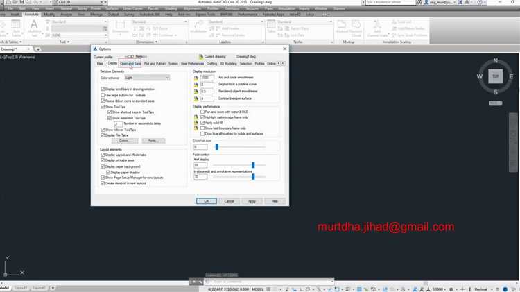 Настройка стилей отображения перед сохранением