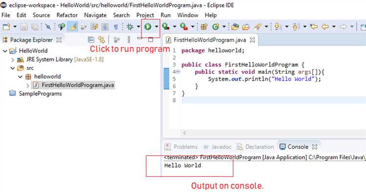 Как на java написать hello world