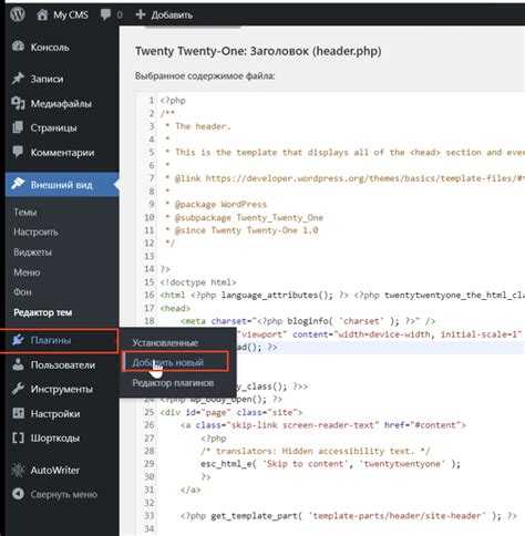 Установка Яндекс Метрики с помощью плагина Яндекс Метрика