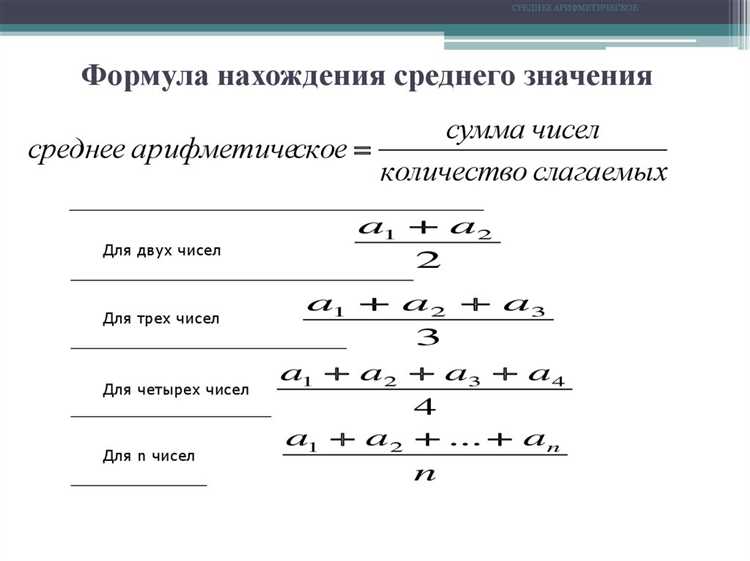 Как вычислить среднее арифметическое с типами int и double