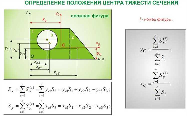 Настройка документа для вычисления центра тяжести