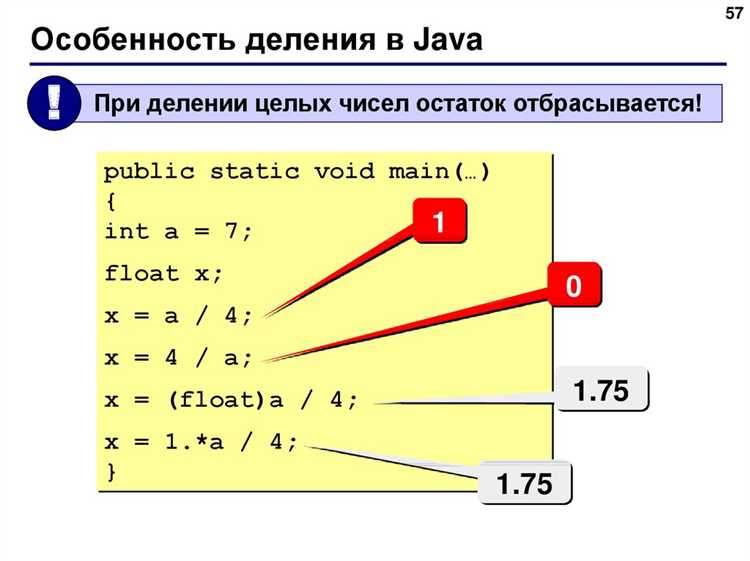 Обработка ошибок и исключений при работе с числами в Java