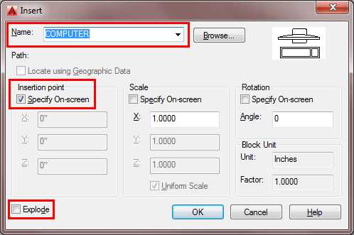 Создание объекта AutoCAD в VBA