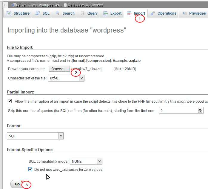 Как сохранить и выгрузить базу данных WordPress