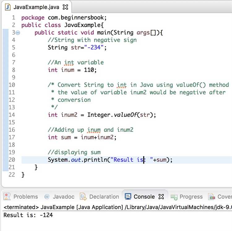 Применение метода Integer.toString() для преобразования целых чисел