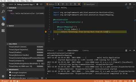 Как настроить дебаггер для Java в Visual Studio