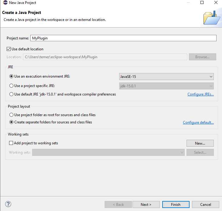 Реализация команд и их регистрация в plugin.yml