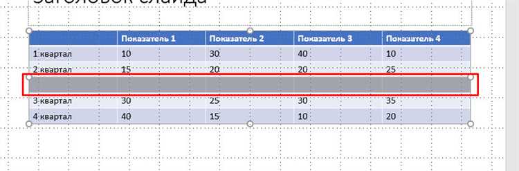 Сохранение изменений в таблице для использования в других слайдах