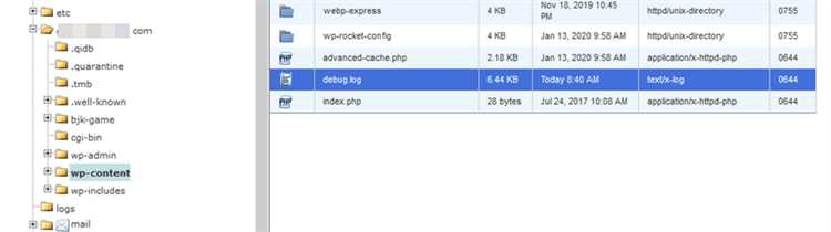 Как посмотреть логи wordpress