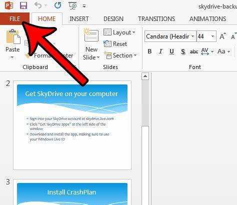 Где находится линейка в интерфейсе PowerPoint